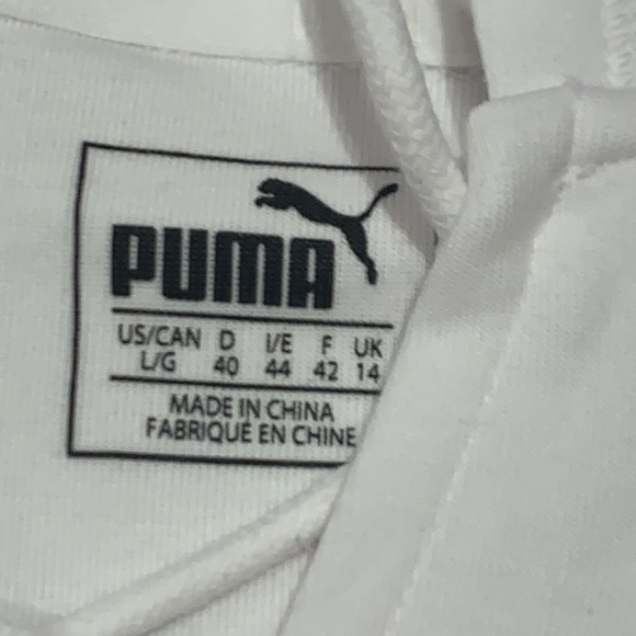 NEW w/o TAGS- Puma half sleeve Hoodie sz L - Picture 5 of 6